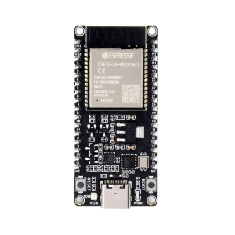 ESP32-C6-DEV-KIT-N8-M mit Lötstiften